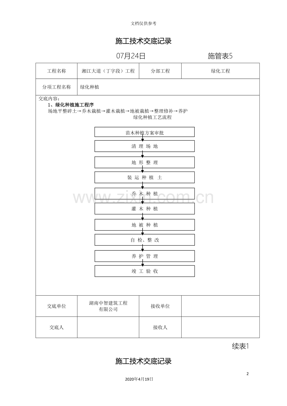 绿化工程施工技术交底范文.doc_第2页