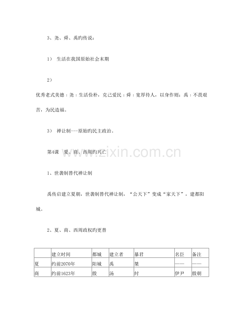 2023年初中历史知识点.doc_第2页