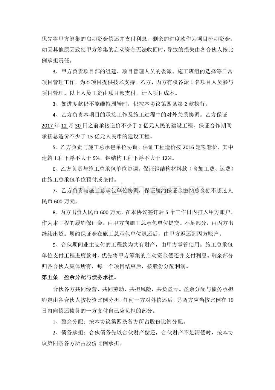 项目合伙协议书.doc_第2页