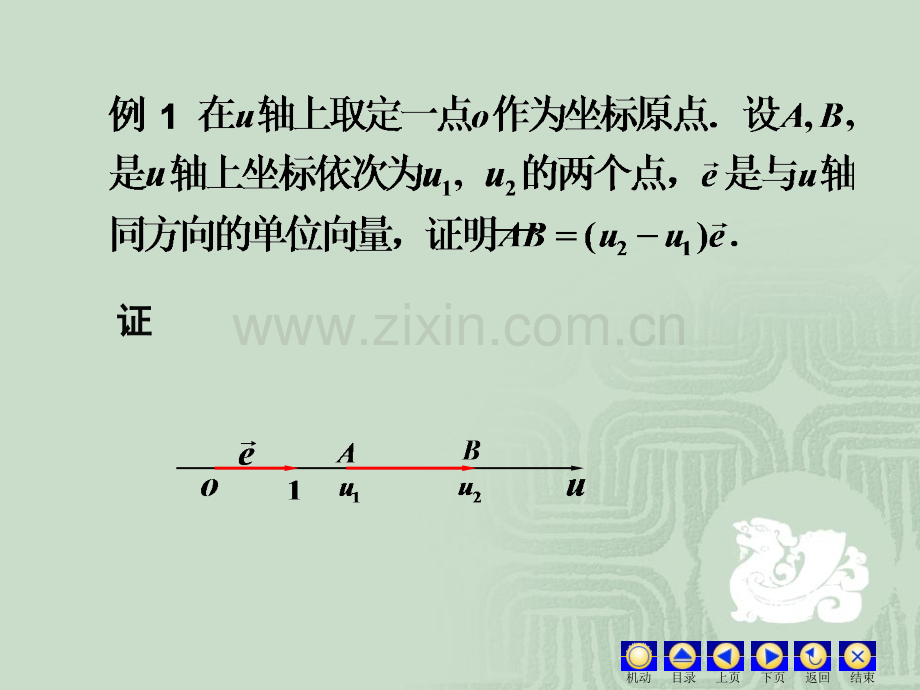 向量在轴上的投影与投影定理.ppt_第3页