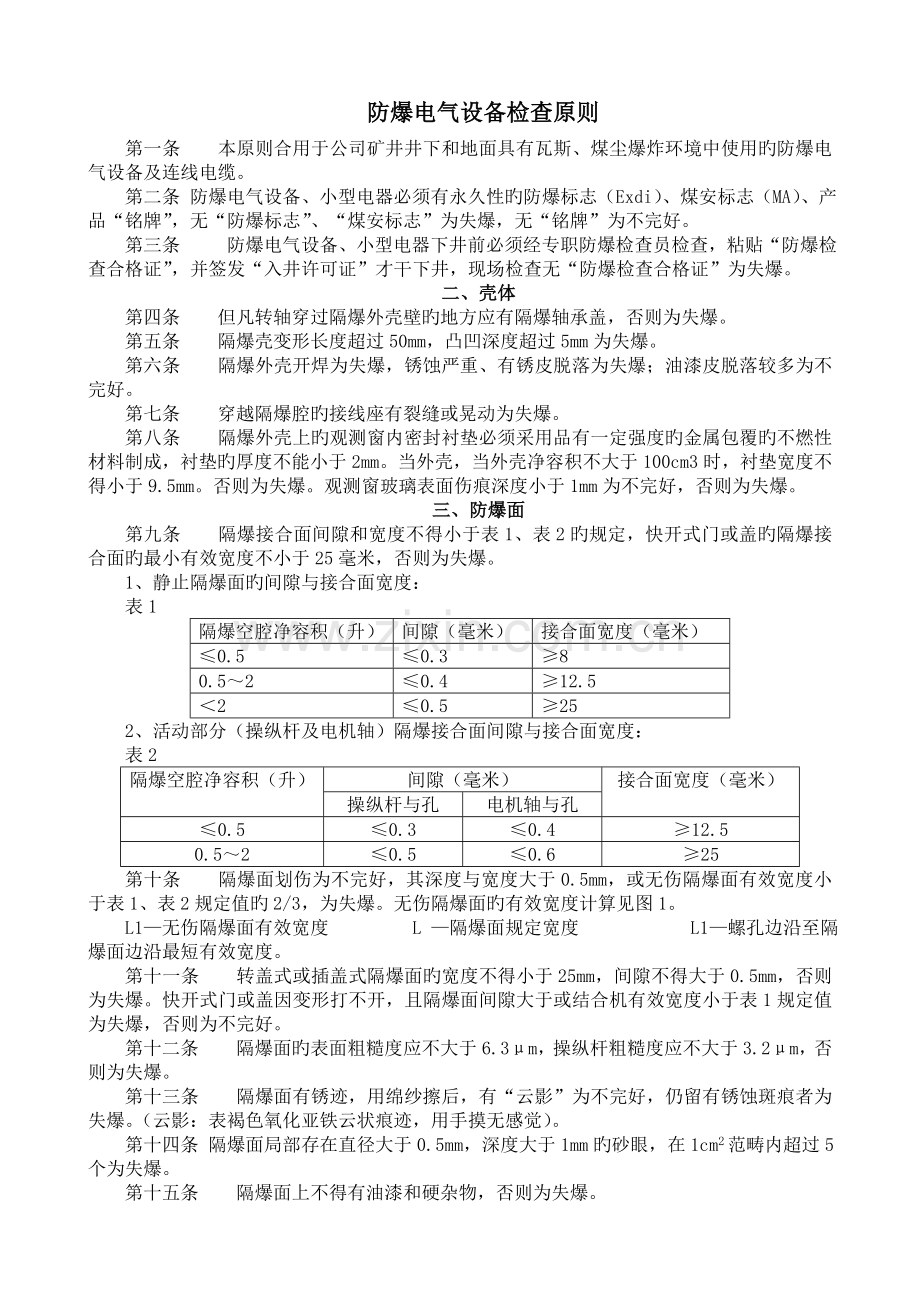 防爆电气设备防爆检查标准.doc_第1页