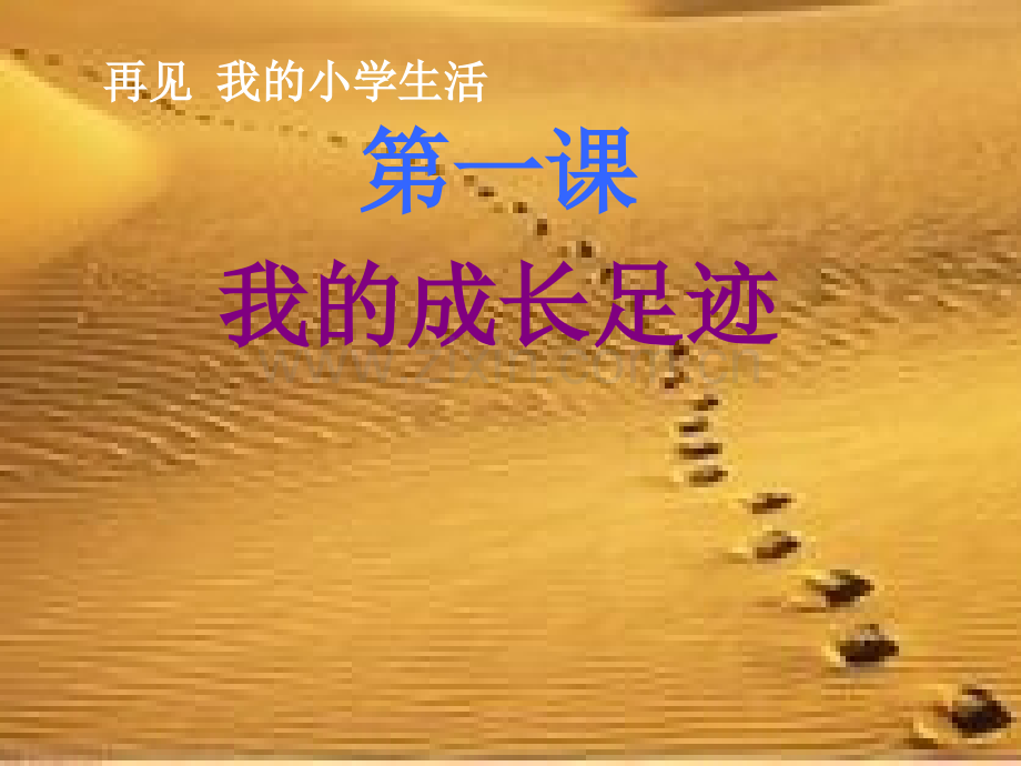 成长的足迹ppt.ppt_第1页