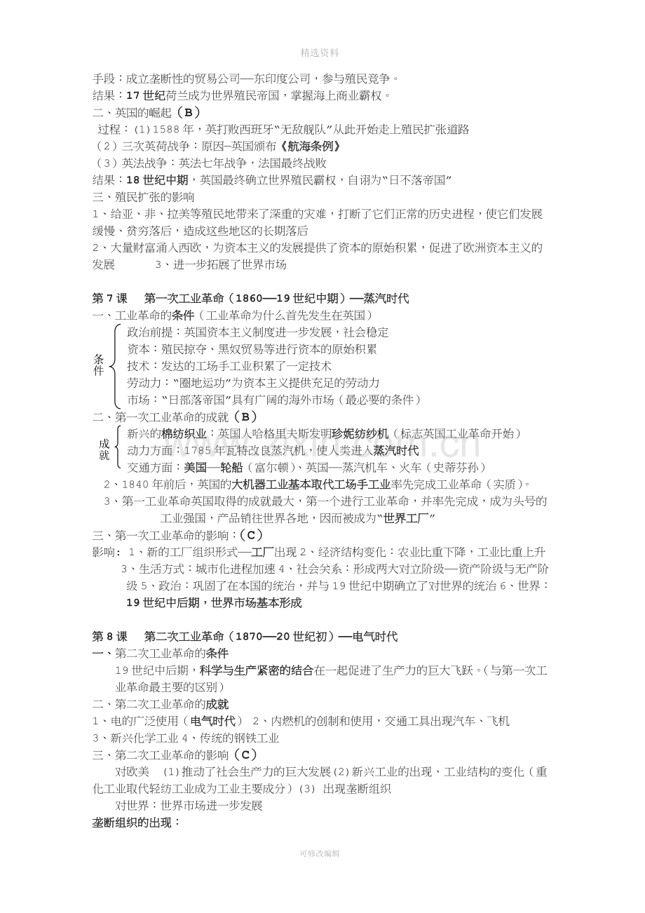 历史必修二知识点汇总.doc_第3页