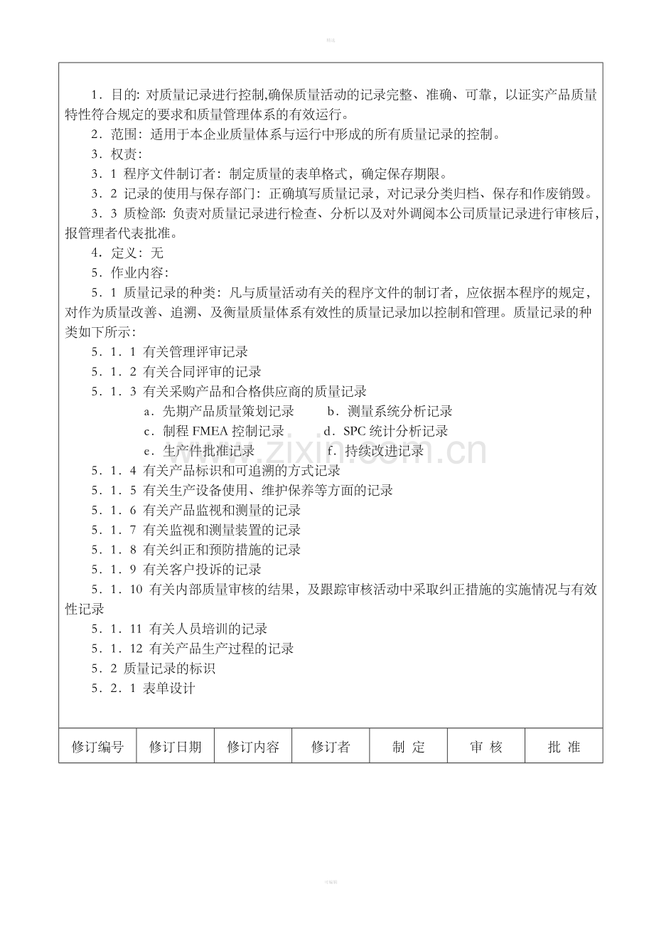 质量记录控制程序（4）.doc_第2页