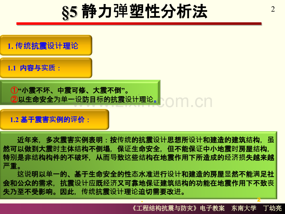 东南大学丁幼亮工程结构抗震分析--静力弹塑性分析法PPT课件.ppt_第2页