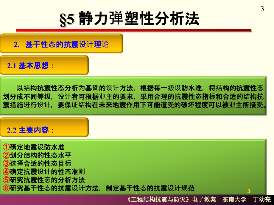 东南大学丁幼亮工程结构抗震分析--静力弹塑性分析法PPT课件.ppt_第3页