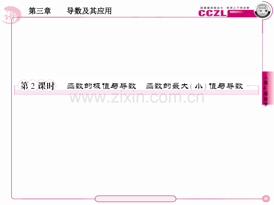 高二数学选修1、3-3-2函数的极值与导数函数的最大(小)值与导数PPT课件.ppt_第1页