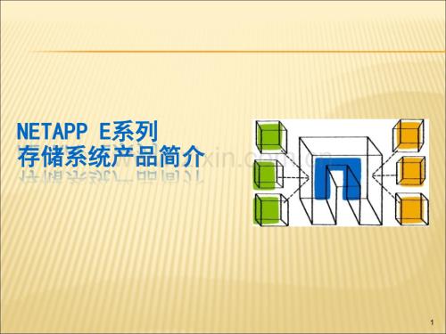 NetApp-E系列存储产品简介.ppt
