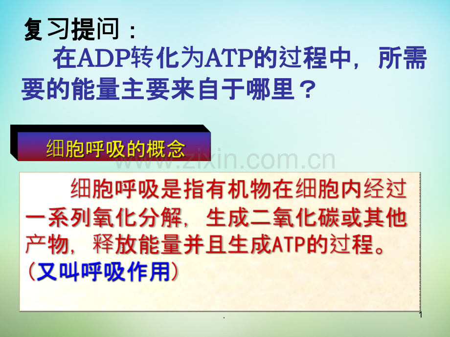 ATP的主要来源细胞呼吸新授课-张PPT课件.ppt_第1页