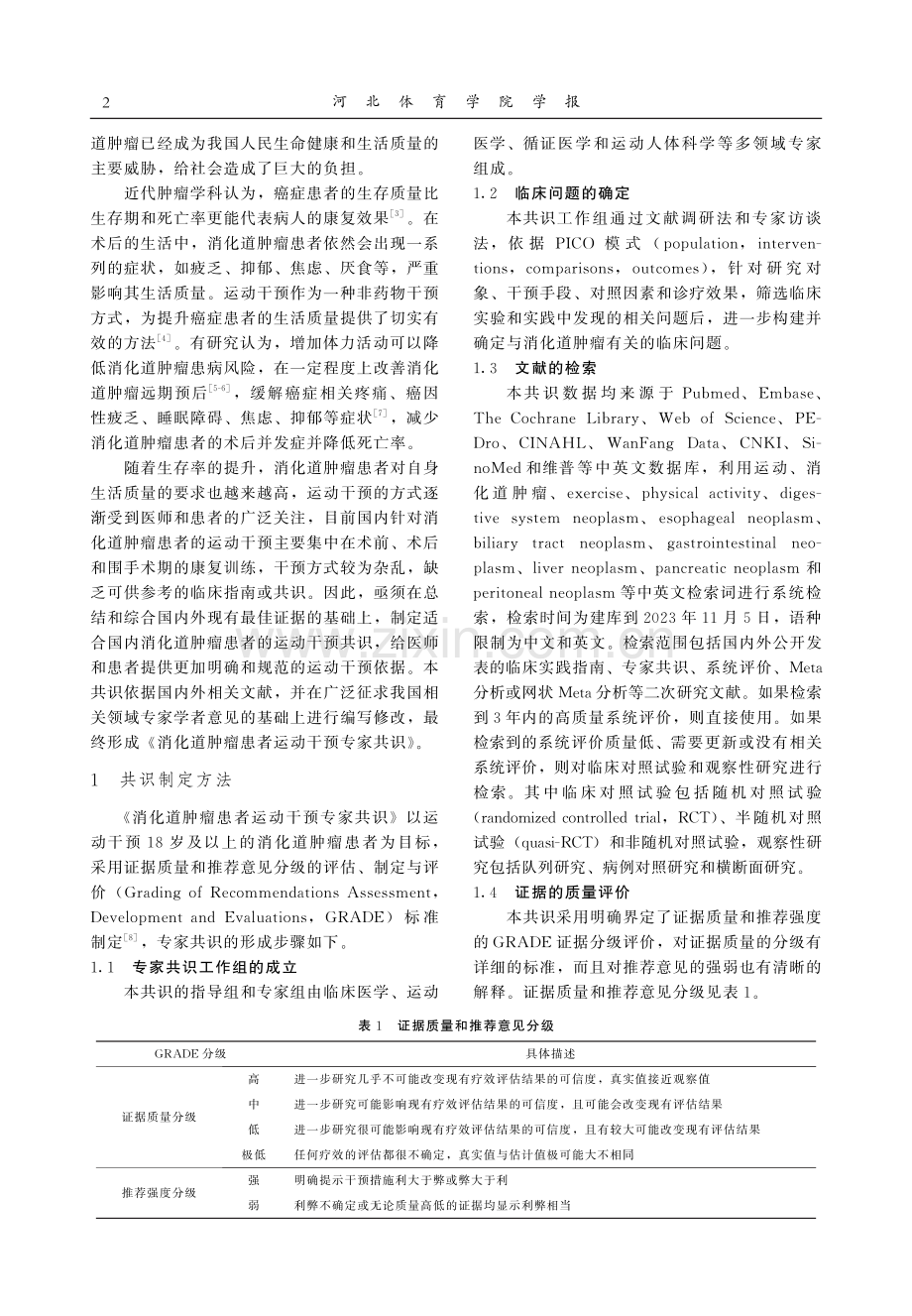 消化道肿瘤患者运动干预专家共识.pdf_第2页