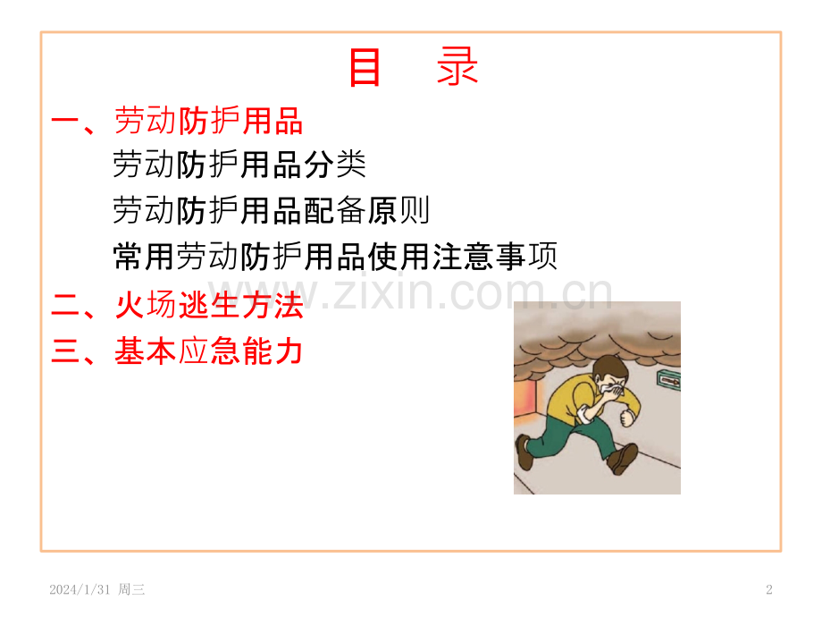 劳动防护用品及逃生急救讲座PPT课件.pptx_第2页