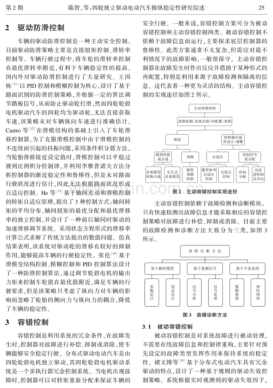 四轮独立驱动电动汽车操纵稳定性研究综述.pdf_第3页