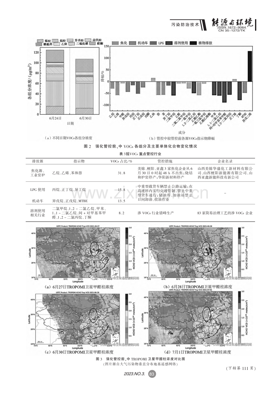 太原市夏季强化管控期空气质量改善效果评估_高雪莹.pdf_第3页