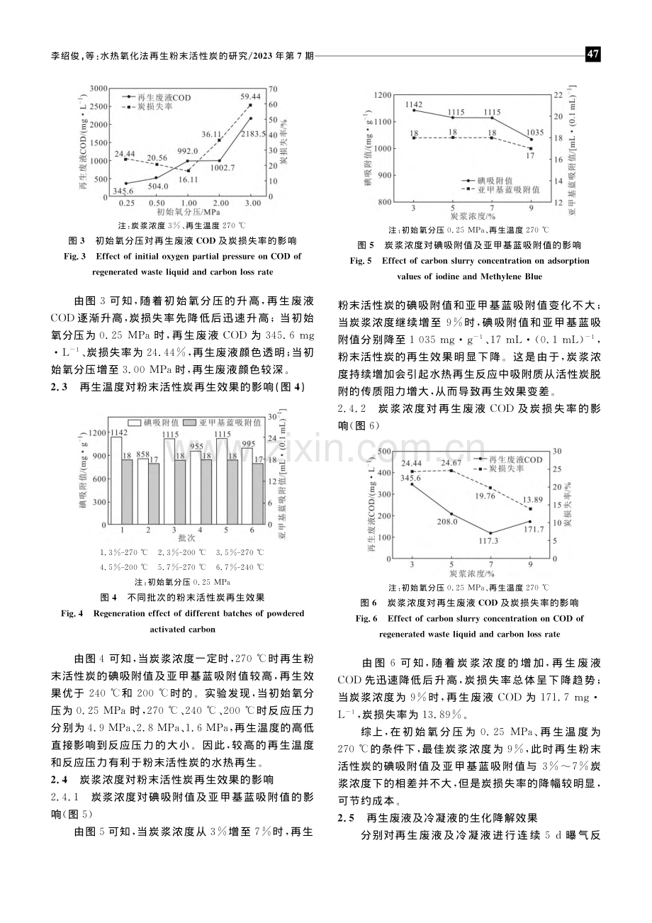 水热氧化法再生粉末活性炭的研究_李绍俊.pdf_第3页