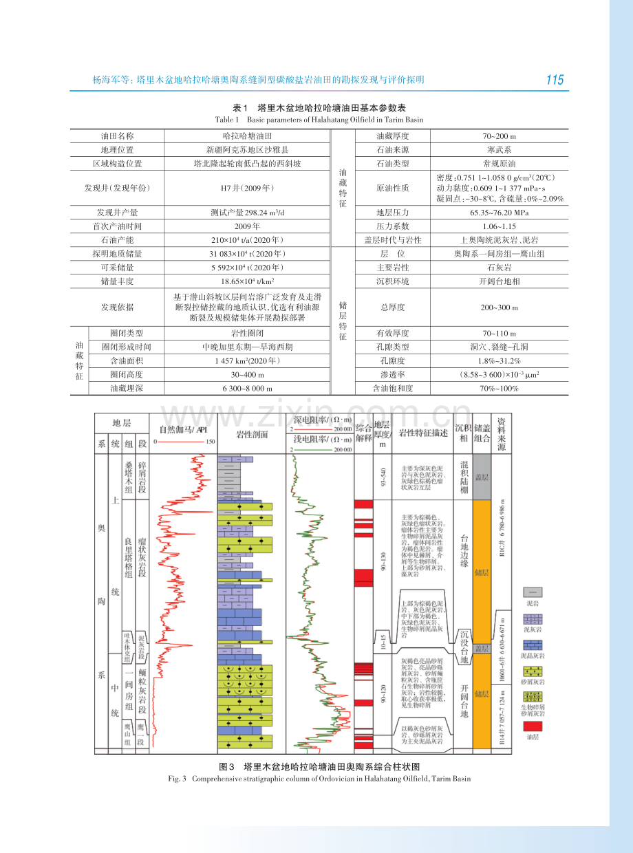 塔里木盆地哈拉哈塘奥陶系缝洞型碳酸盐岩油田的勘探发现与评价探明.pdf_第3页