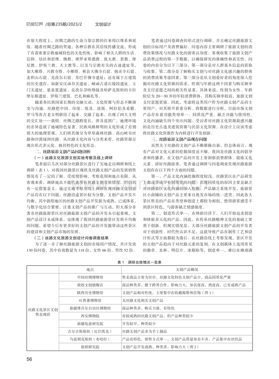 丝路文化旅游文创设计分析.pdf_第2页