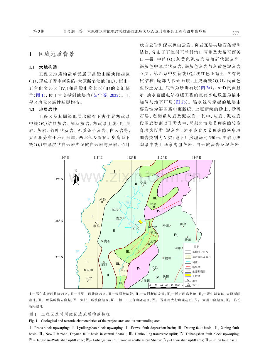 太原抽水蓄能电站关键部位地应力状态及其在枢纽工程布设中的应用.pdf_第3页