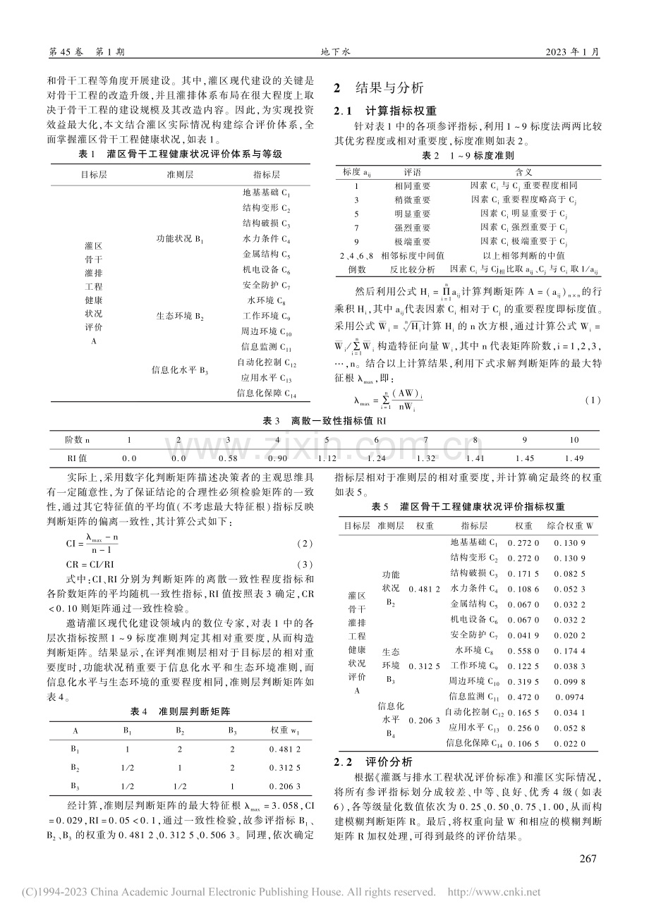 王石灌区工程健康状况分析评价_李佳.pdf_第2页