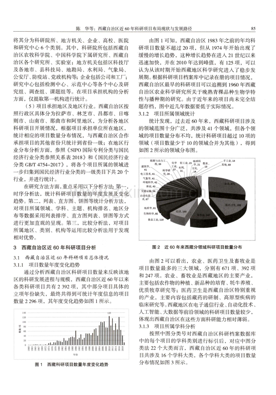 西藏自治区近60年科研项目布局现状与发展路径.pdf_第3页