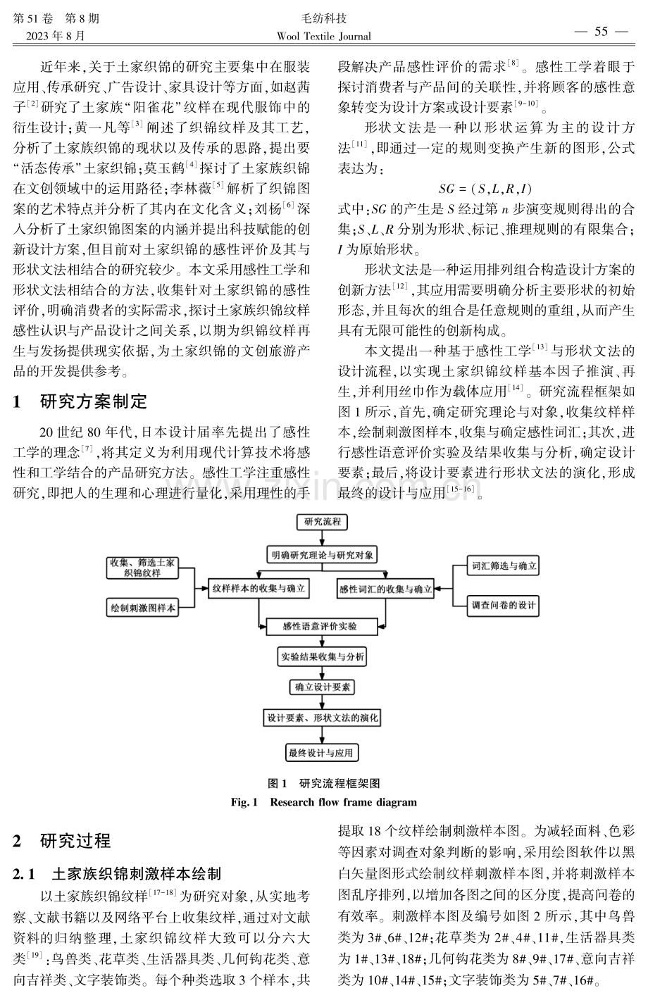 土家族织锦纹样感性因子提取及其再生设计.pdf_第2页