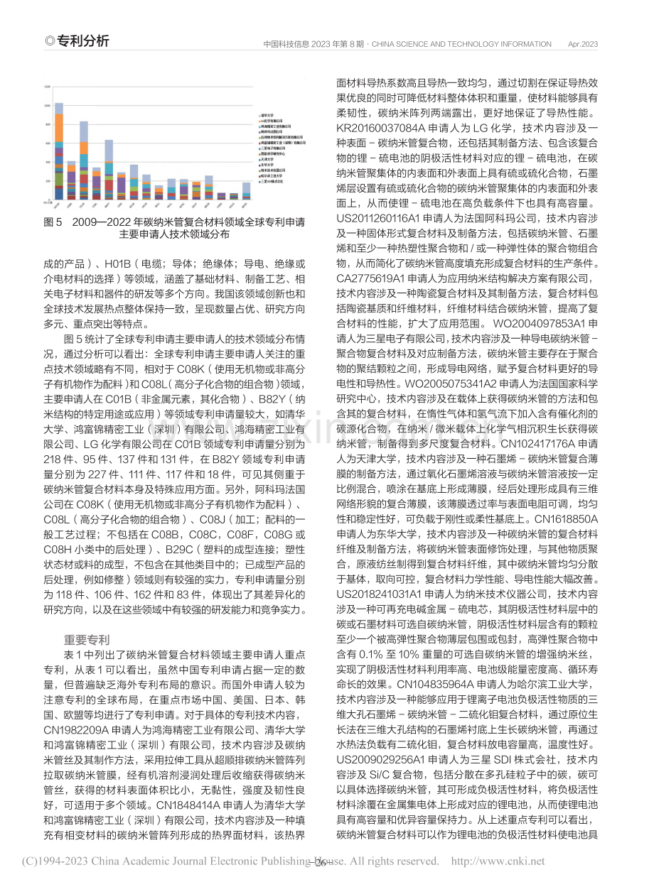 碳纳米管复合材料的专利技术分析_权雯雯.pdf_第3页