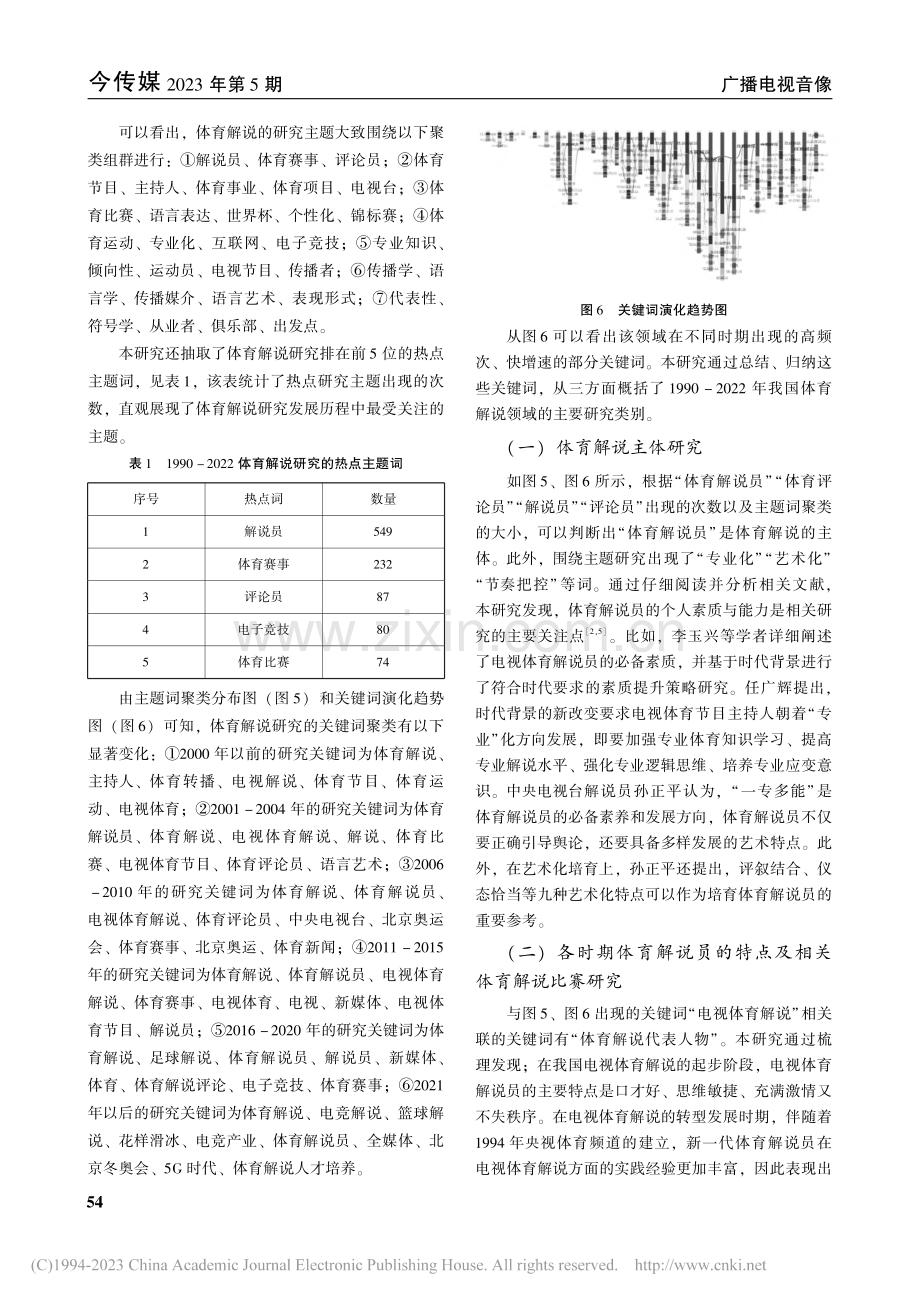 我国体育解说研究回顾与总结...分析(1990-2022)_王玉宝.pdf_第3页