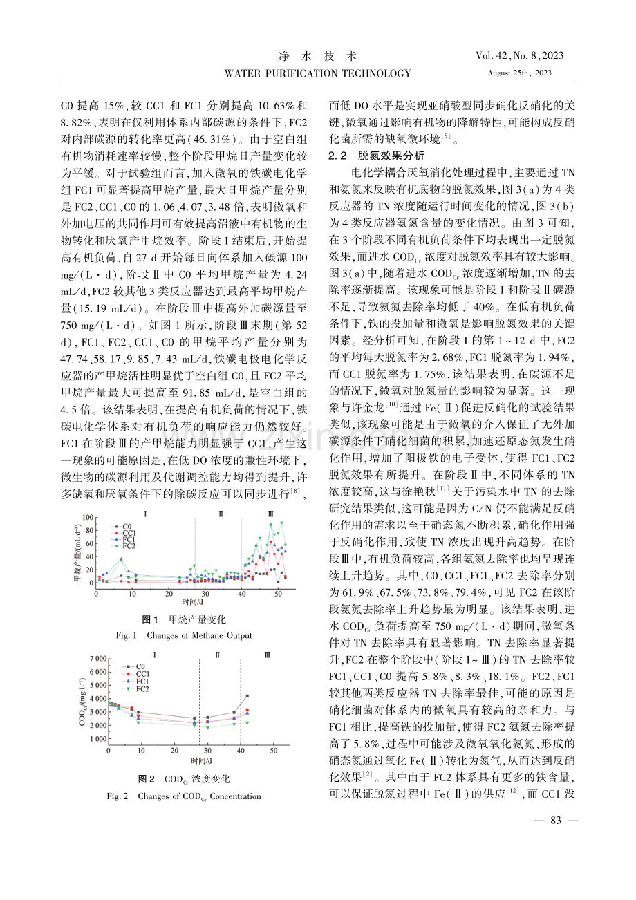 微氧耦合电化学强化污水厌氧消化的除碳脱氮.pdf_第3页