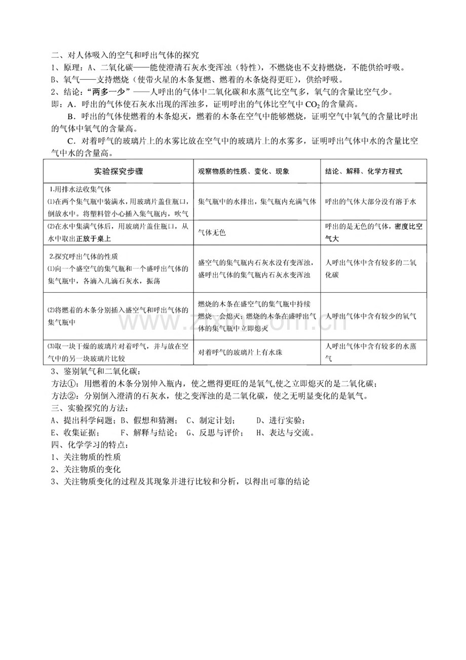 新人教版九年级化学各章节知识点总结.pdf_第3页