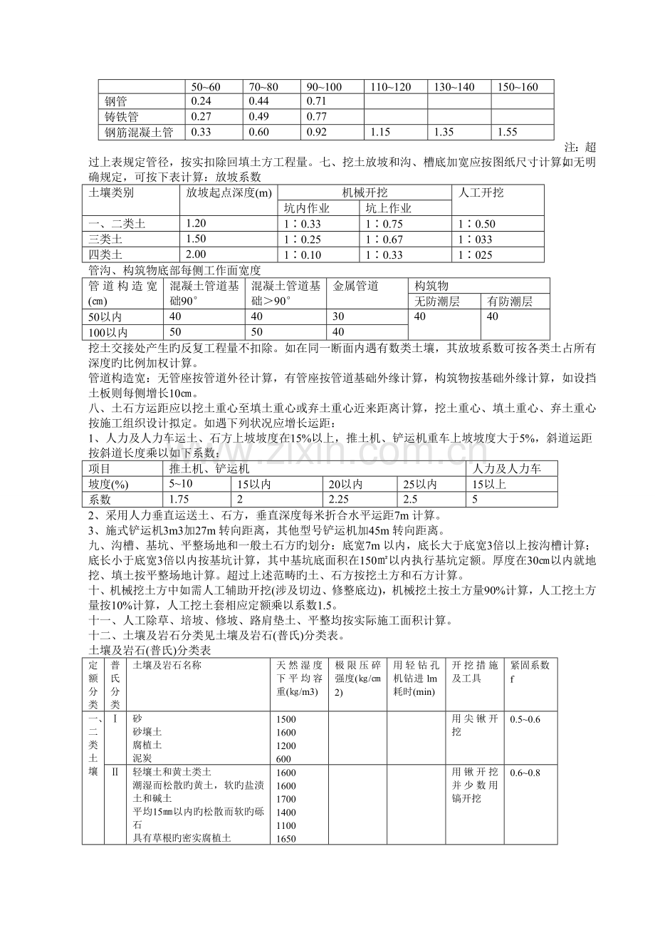 江西省市政工程预算定额总说明及计算规则(建筑).doc_第3页