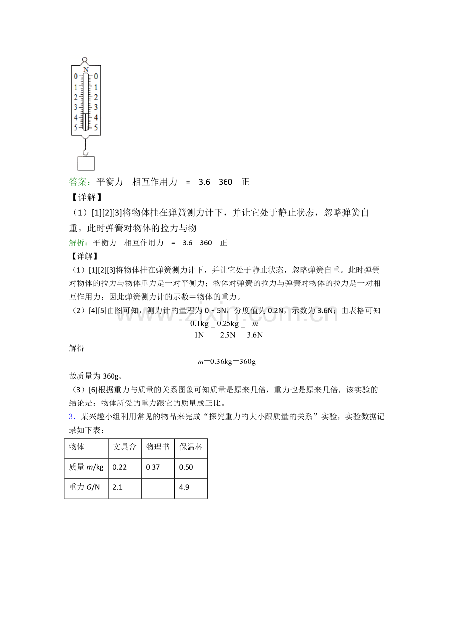 物理八年级下册物理实验题试卷(培优篇)(Word版含解析).doc_第2页