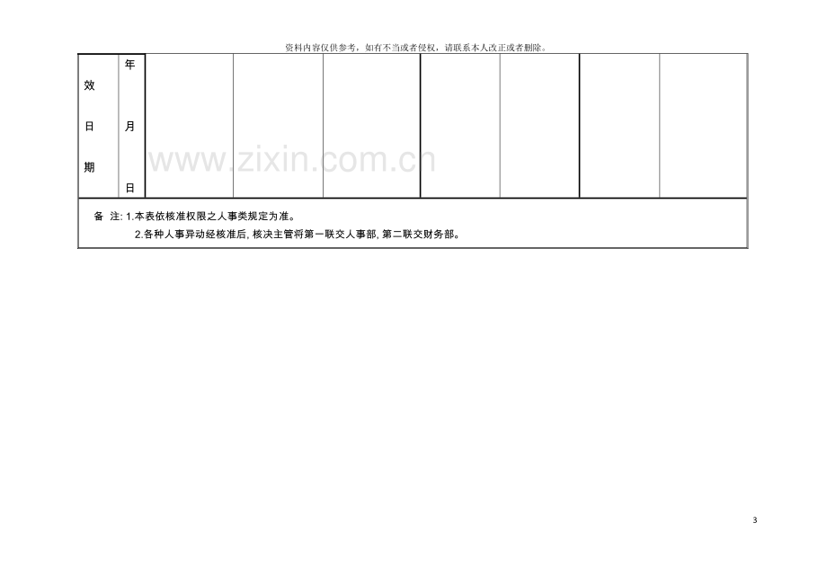 人事异动表模板.doc_第3页