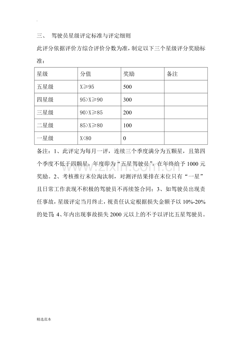 驾驶员岗位薪酬考核方案.doc_第2页