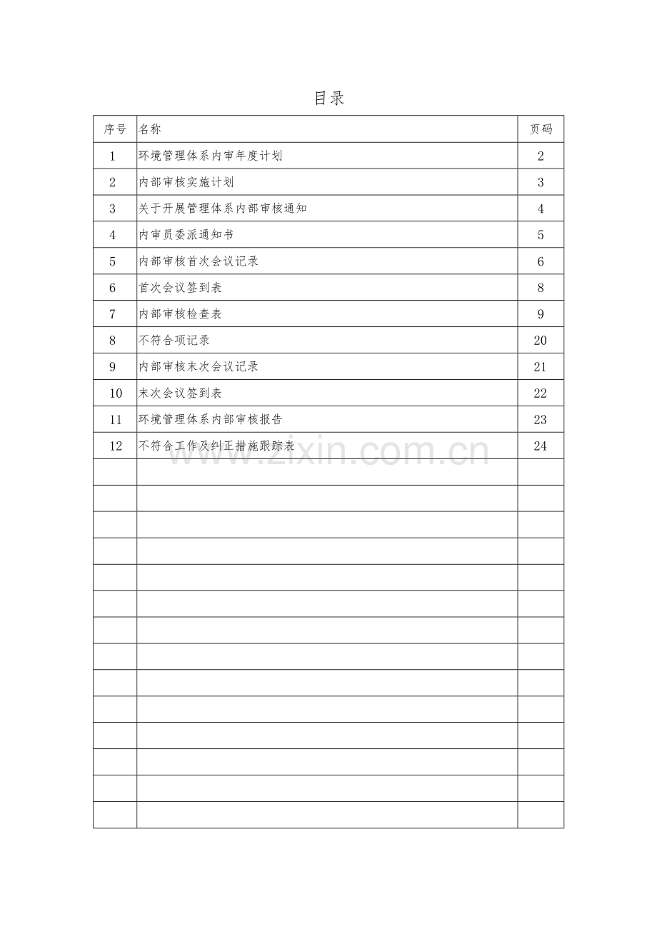 ISO14001：2015环境管理体系内部审核资料.docx_第2页