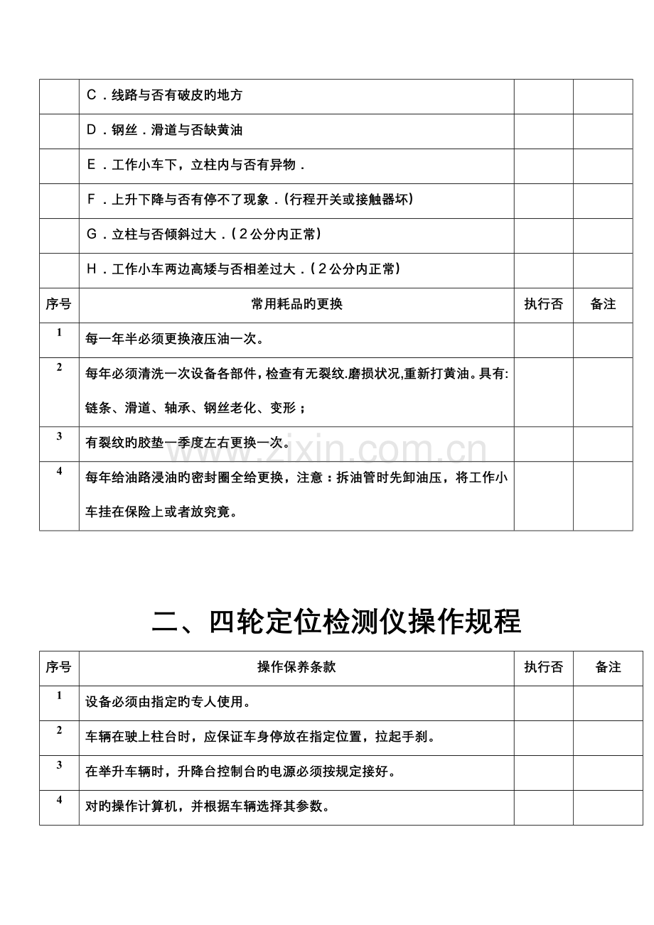 汽车维修设备操作规程(大全).doc_第2页