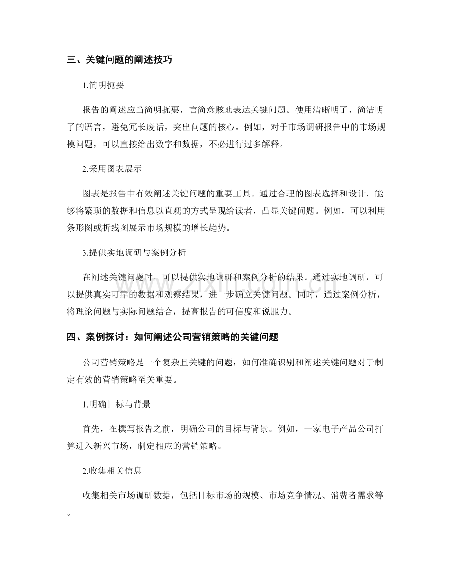 报告中的关键问题识别与阐述技巧.docx_第2页