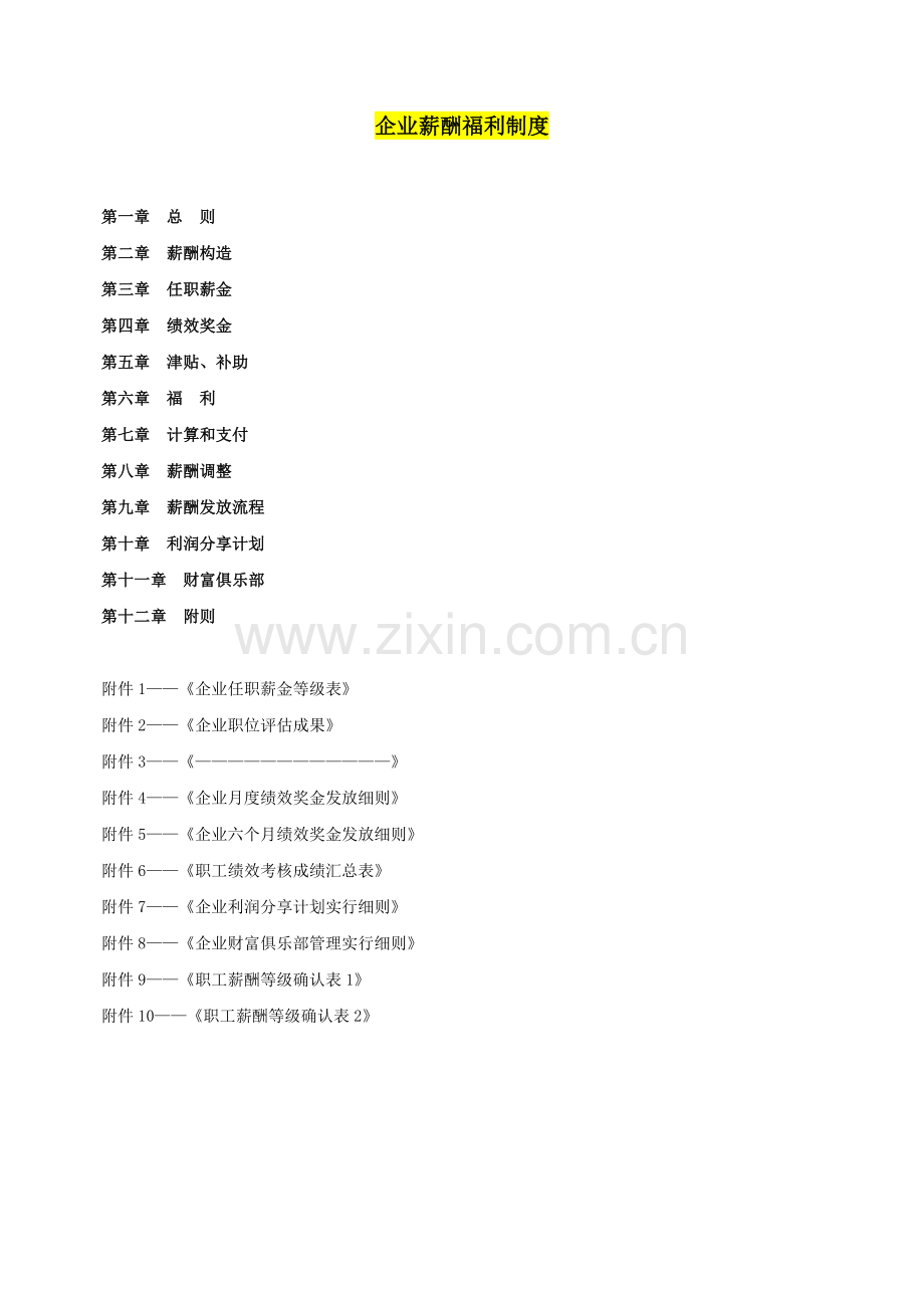 知名房地产集团薪酬福利制度中房商学院.doc_第1页