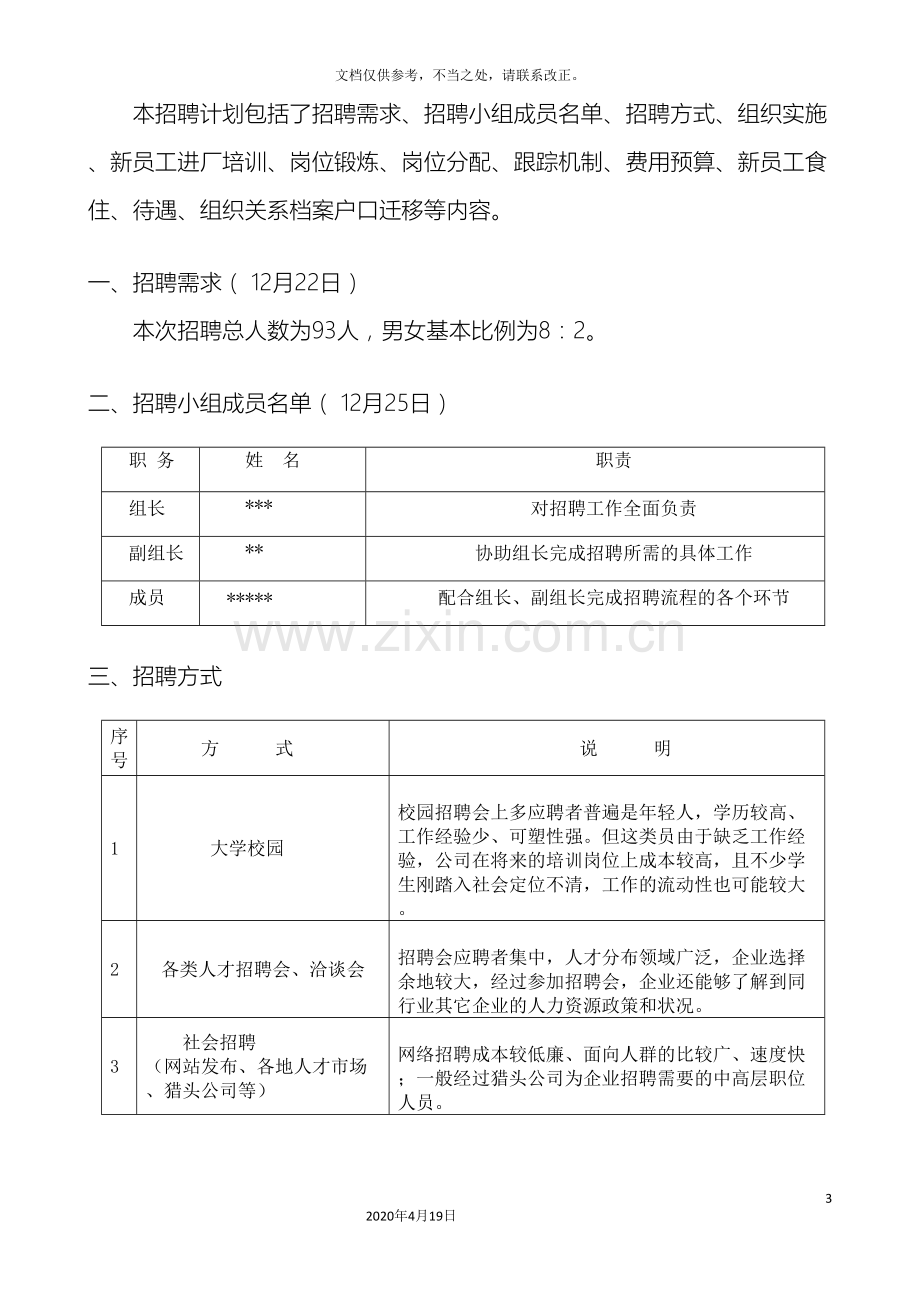 集团大学生招聘计划方案.doc_第3页