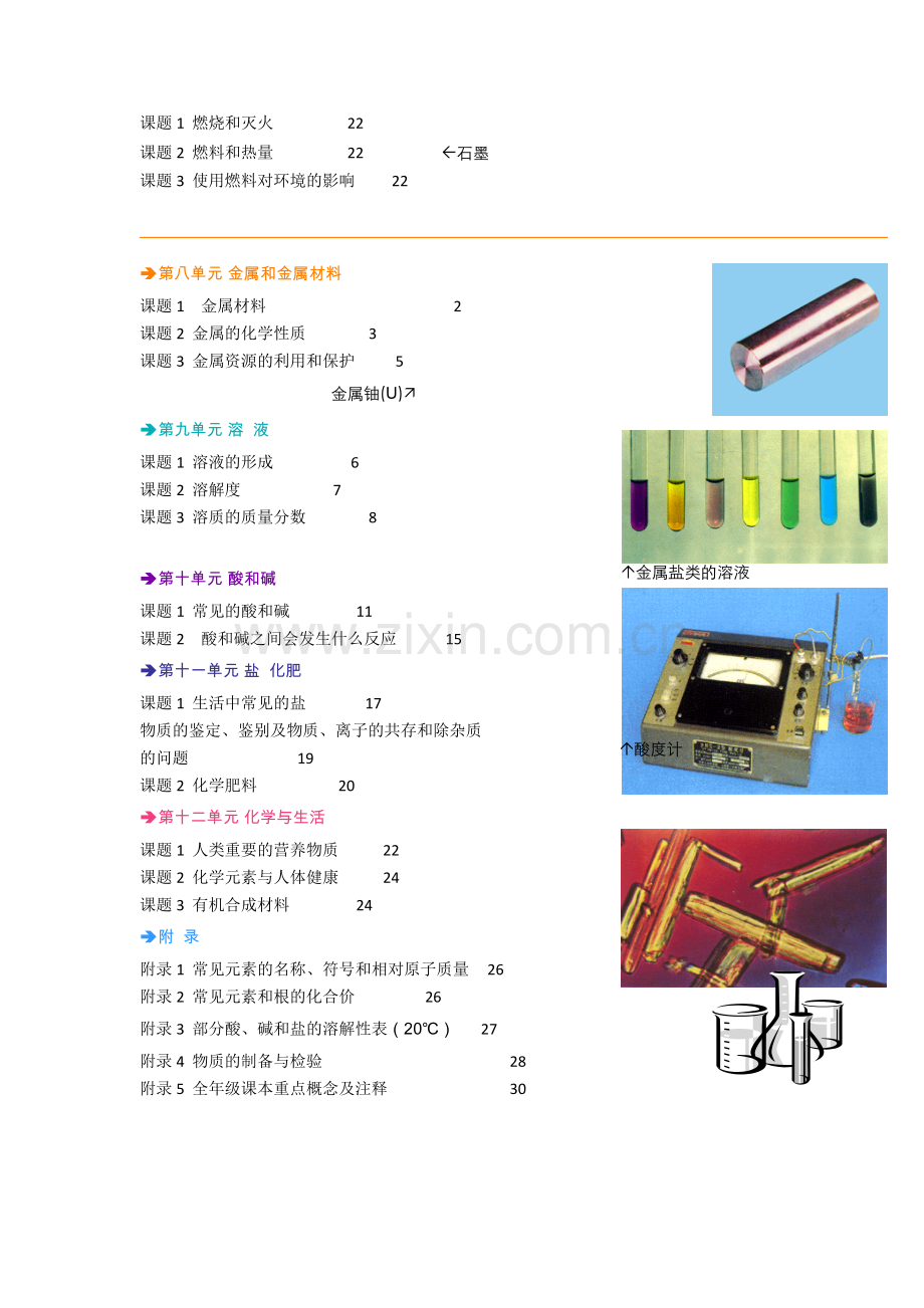 中考初中化学全册中考总复习资料(最全).doc_第2页