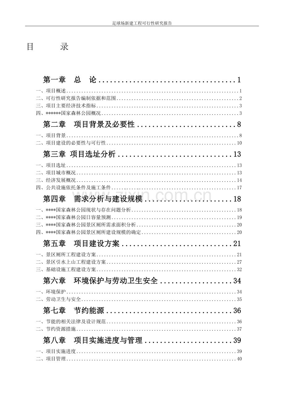 足球场新建项目可行性研究报告.doc_第2页