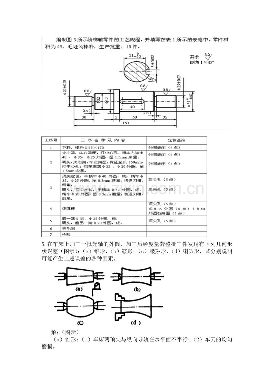 天津商业大学机械制造工艺学复习试题.doc_第3页