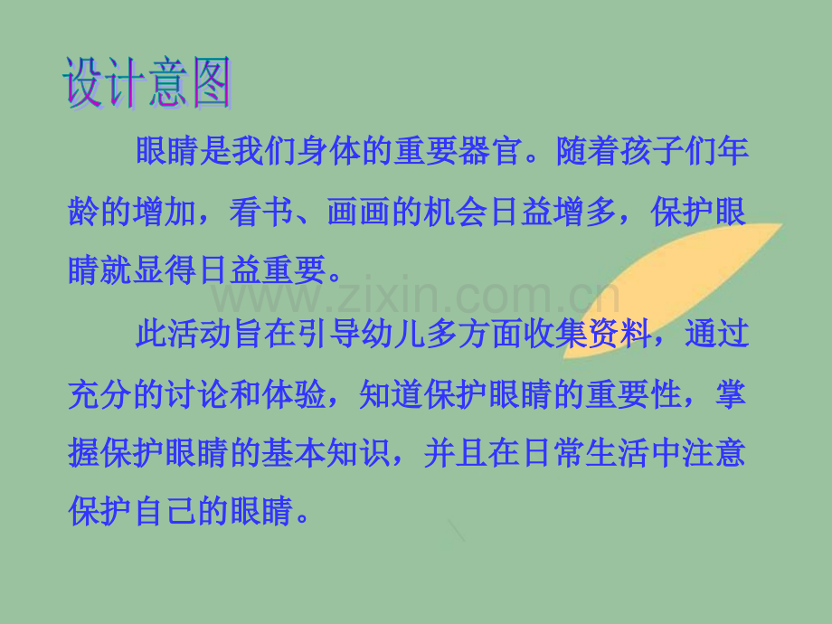 幼儿园小班健康活动《保护眼睛》课件.ppt_第2页