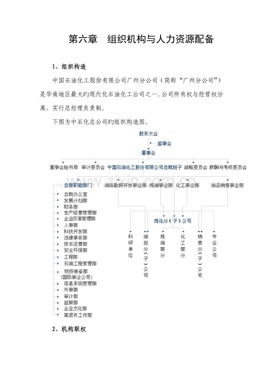 机构设置于人力资源管理可行性报告.doc_第1页