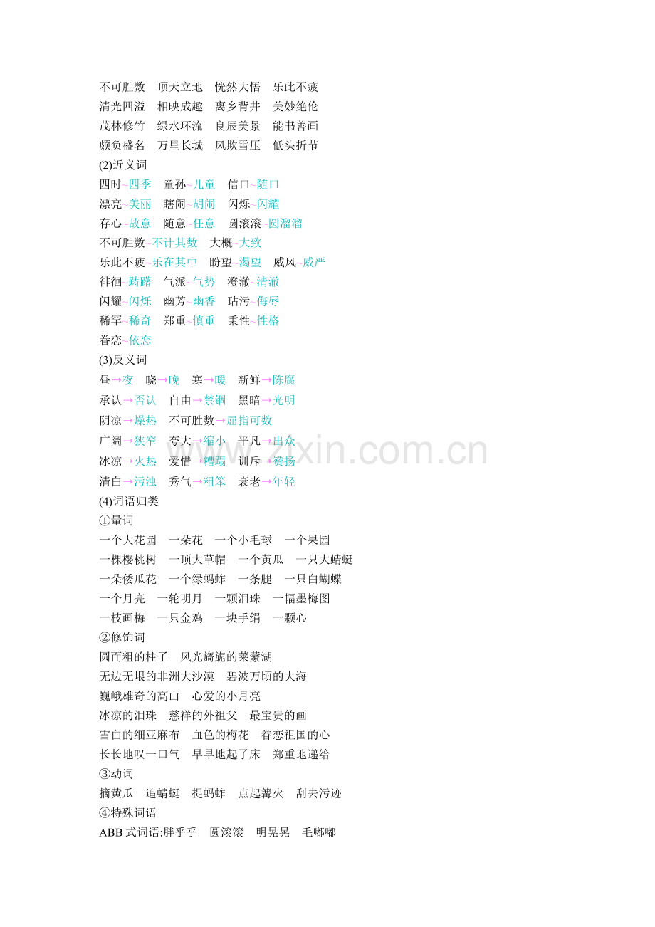 部编语文五年级下册：1-8单元全册期末期中总复习知识点归纳知识小结.doc_第2页