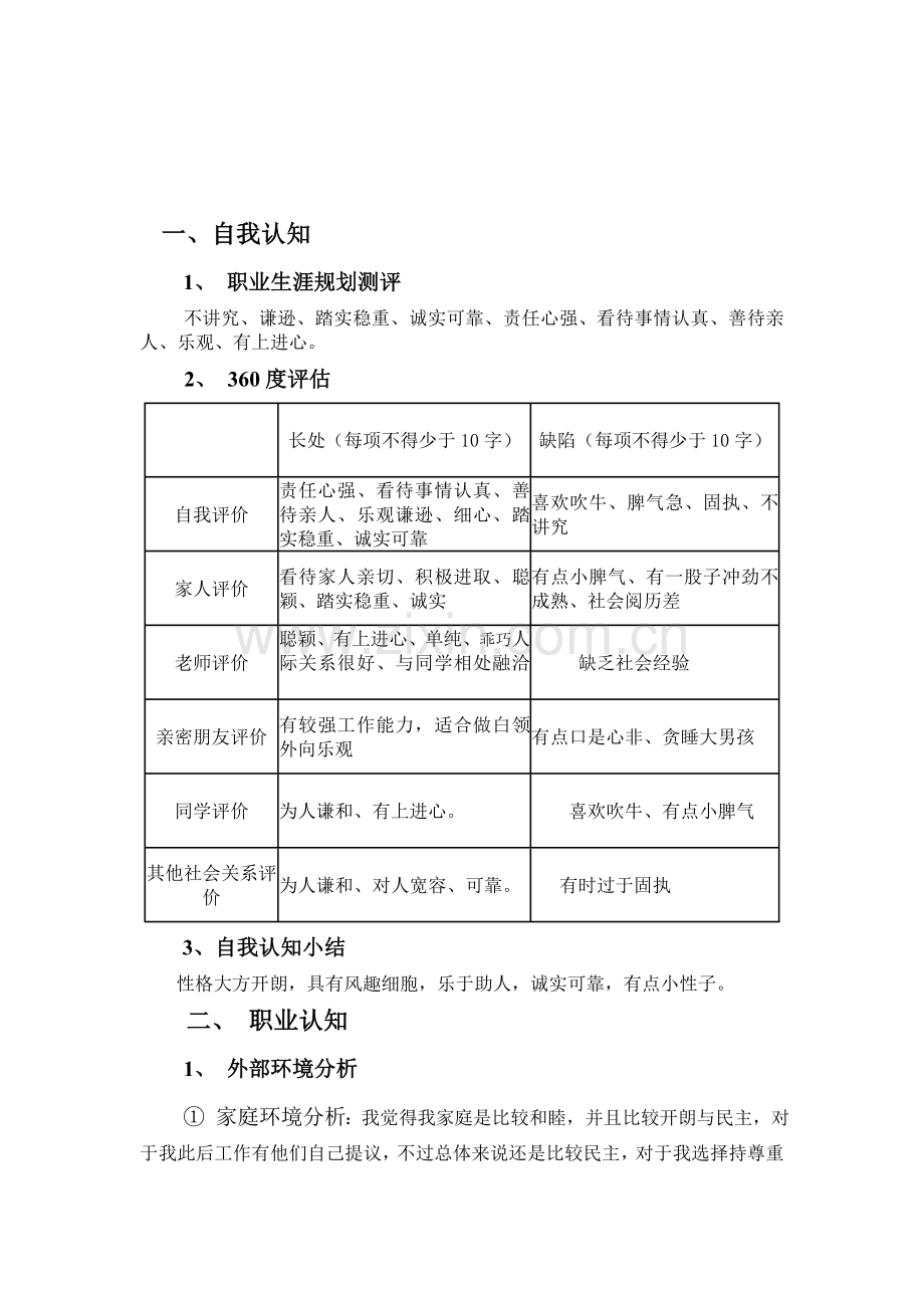 法学大学生职业的规划书.doc_第3页