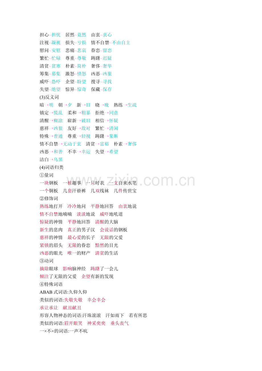 部编版语文五年级下册：第四单元知识小结知识点归纳.doc_第2页