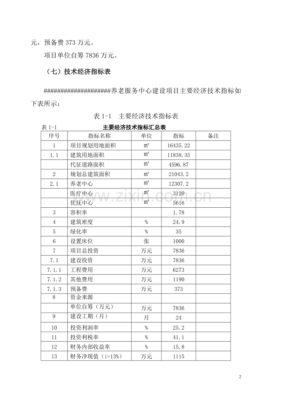 养老服务中心建设项目可行性策划书正文.doc_第2页