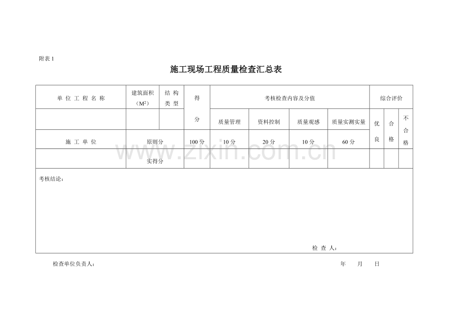 现场考评表.doc_第1页