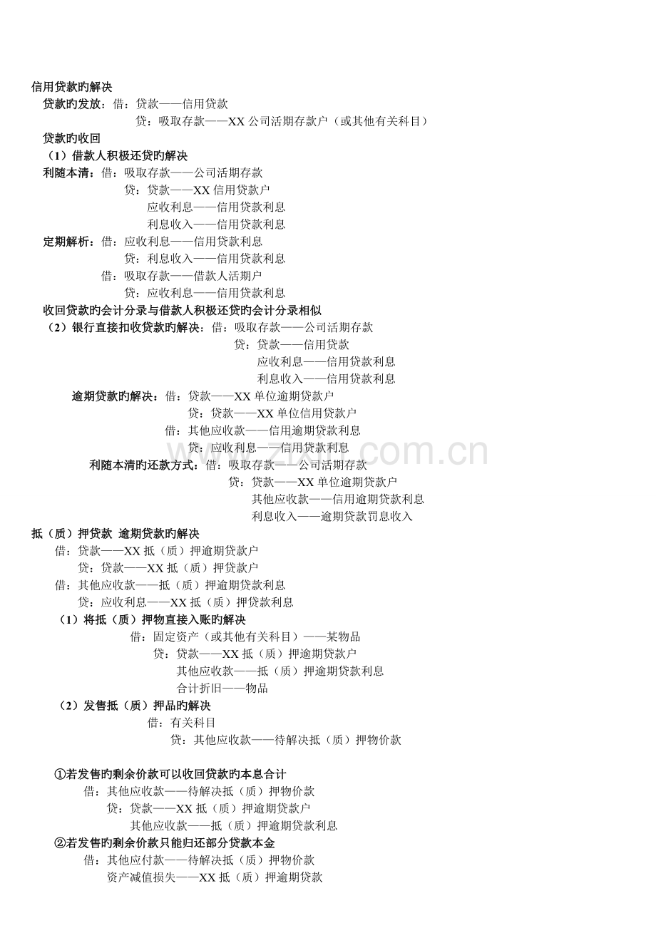 金融企业会计-分录大全.doc_第3页