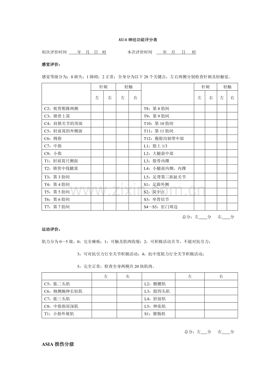 神经功能评分表.doc_第1页