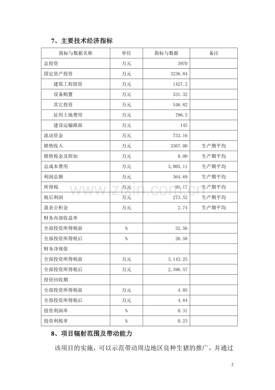 标准规模化良种猪繁育养殖场建设项目策划建议书.doc_第2页